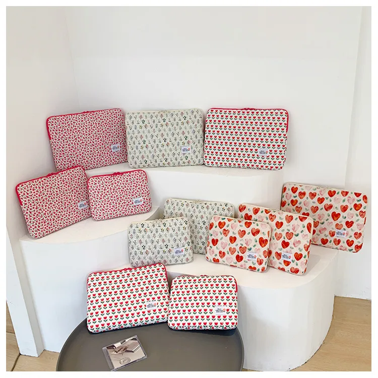 Style New Tulip Hand File Bag 14 Inch Notebook 15 Computer Bag Tablet 11iPad Liner Bag display picture 1