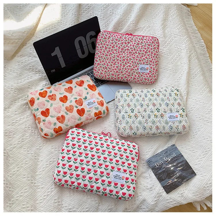 Style New Tulip Hand File Bag 14 Inch Notebook 15 Computer Bag Tablet 11iPad Liner Bag display picture 11
