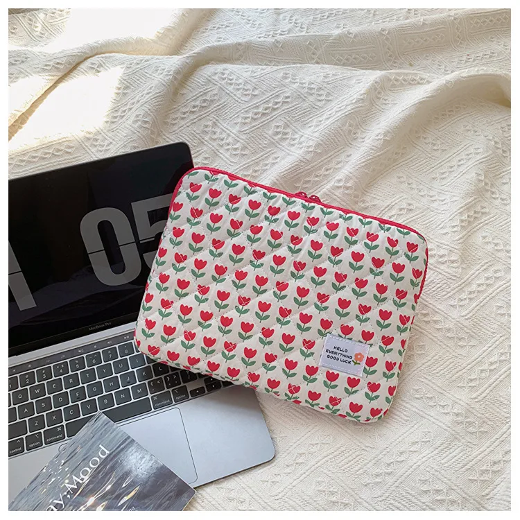Style New Tulip Hand File Bag 14 Inch Notebook 15 Computer Bag Tablet 11iPad Liner Bag display picture 12