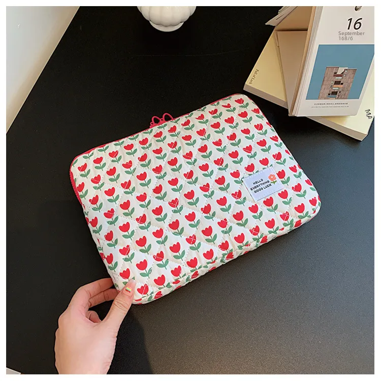 Style New Tulip Hand File Bag 14 Inch Notebook 15 Computer Bag Tablet 11iPad Liner Bag display picture 16