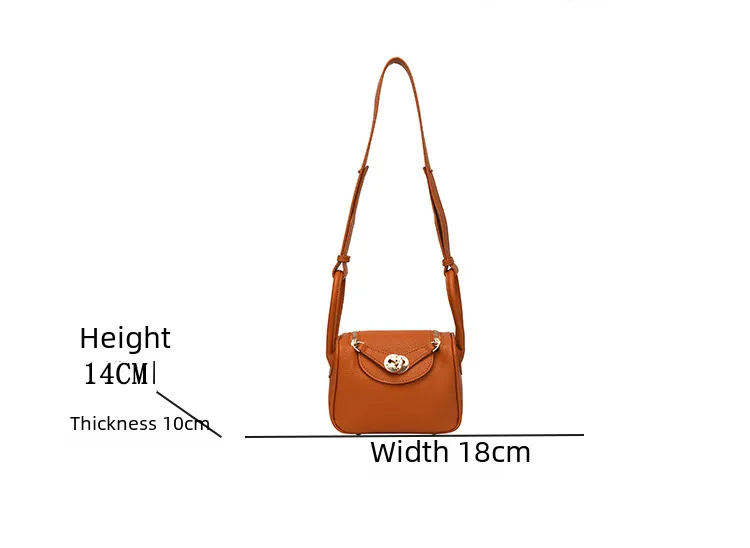 Retro Western Style Children's Bag  New PU Litchi Pattern Mini Portable Crossbody Shoulder Small Square Bag Trendy display picture 1