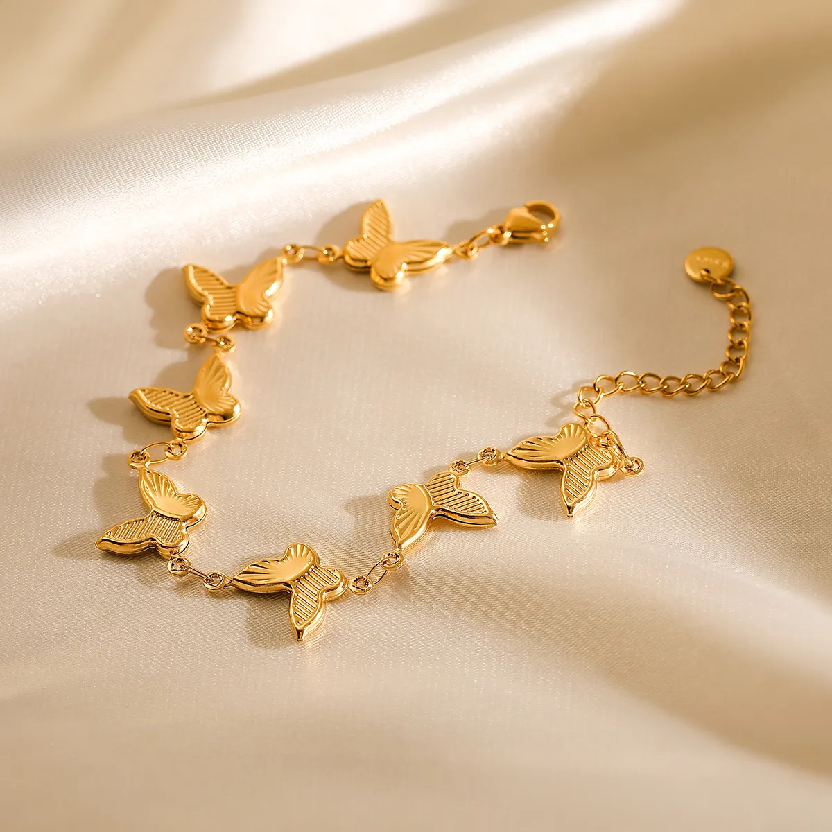 Retro Simple Style Commute Butterfly 304 Stainless Steel Bracelets In Bulk display picture 2
