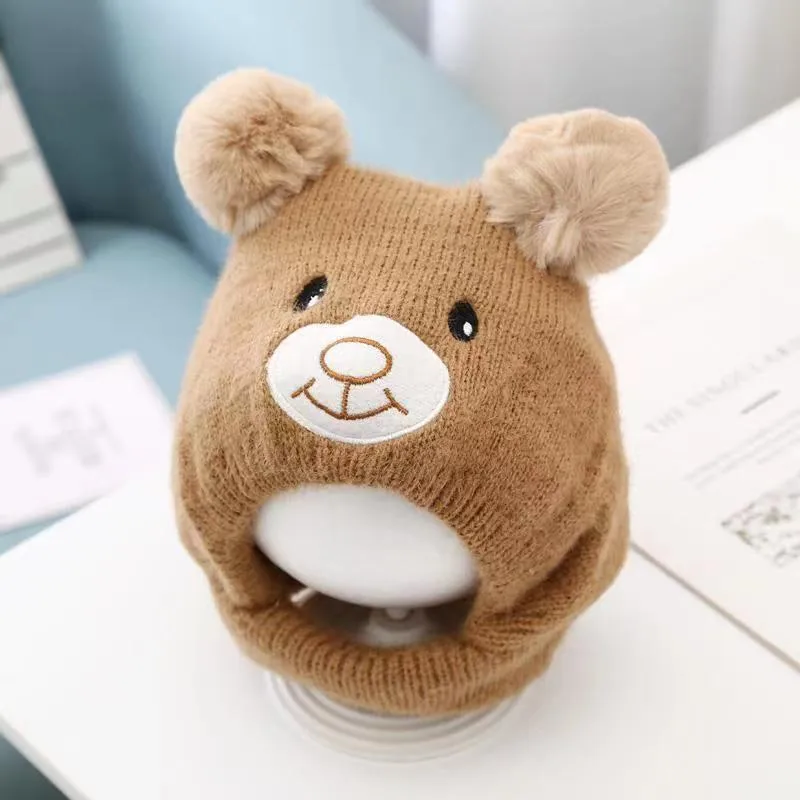 Baby Hat Autumn And Winter Cute Children's Winter Baby Wool Hat Baby Ear Protection Knitted Hat display picture 10