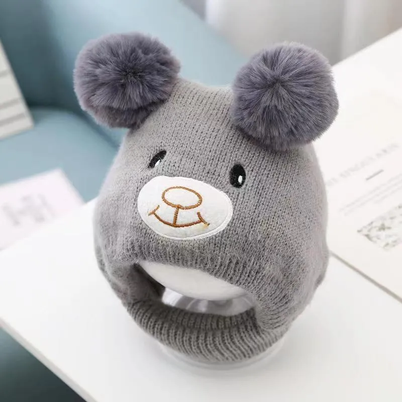 Baby Hat Autumn And Winter Cute Children's Winter Baby Wool Hat Baby Ear Protection Knitted Hat display picture 11
