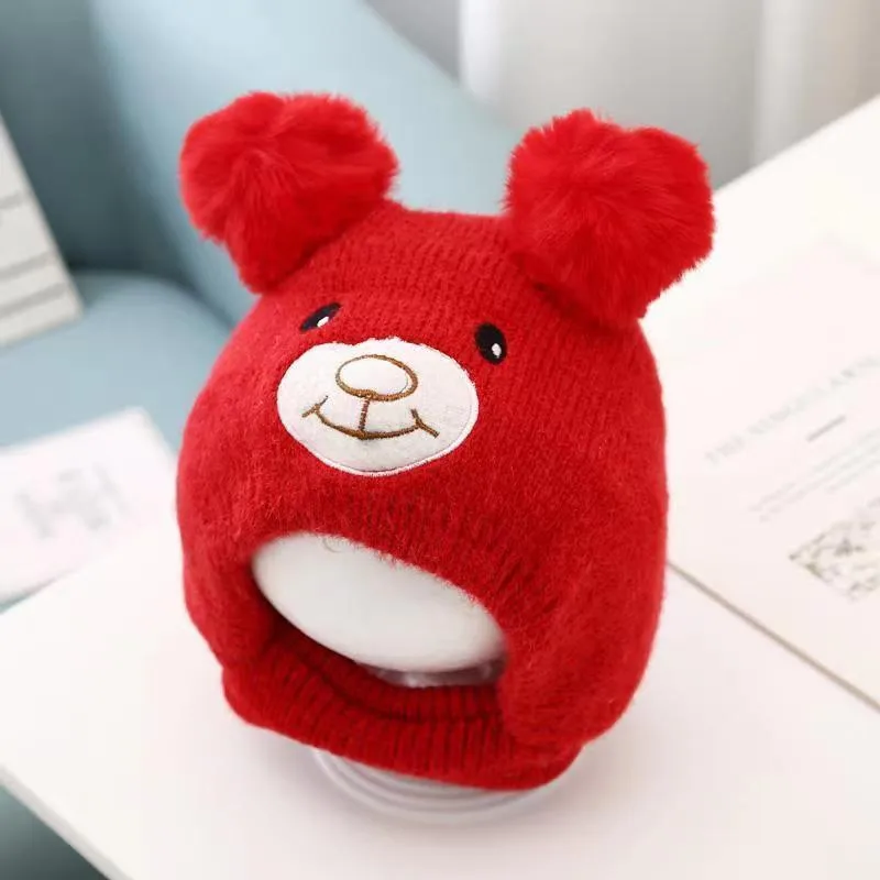 Baby Hat Autumn And Winter Cute Children's Winter Baby Wool Hat Baby Ear Protection Knitted Hat display picture 12