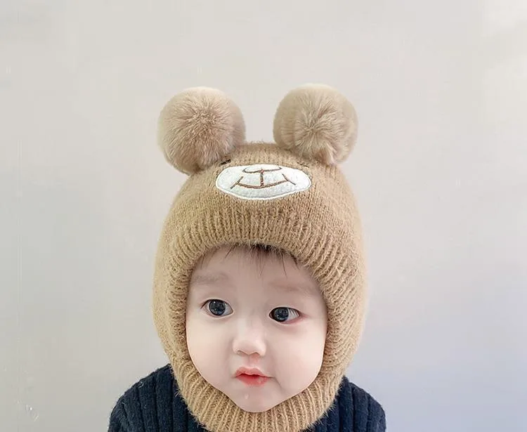 Baby Hat Autumn And Winter Cute Children's Winter Baby Wool Hat Baby Ear Protection Knitted Hat display picture 17