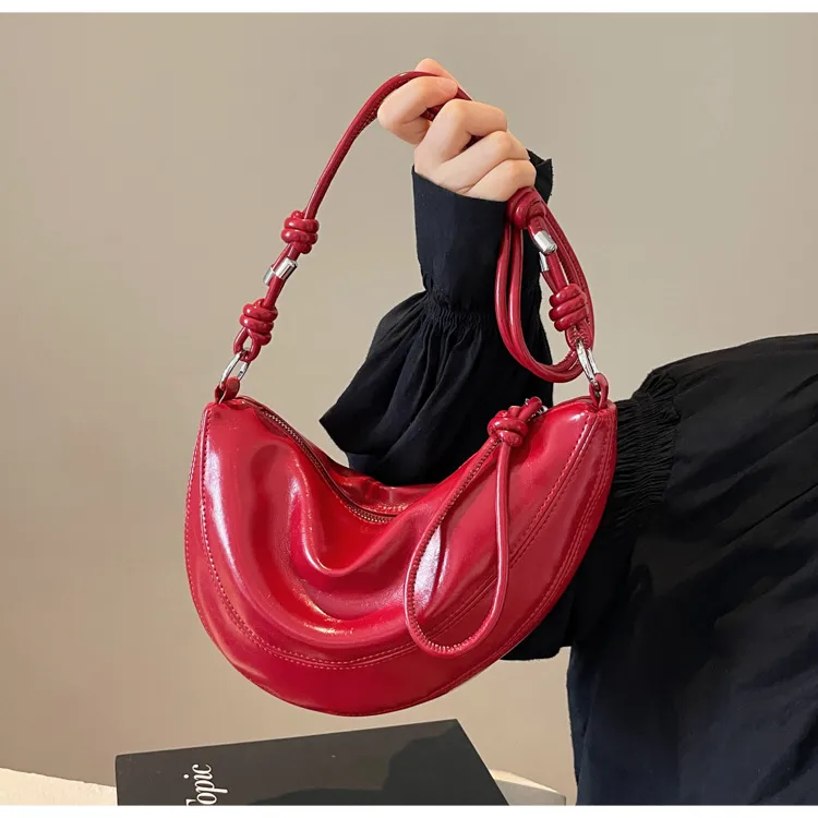 Niche Underarm Bag Women's Summer  New Fashion Saddle Bag Casual Denim Crossbody Bag display picture 3