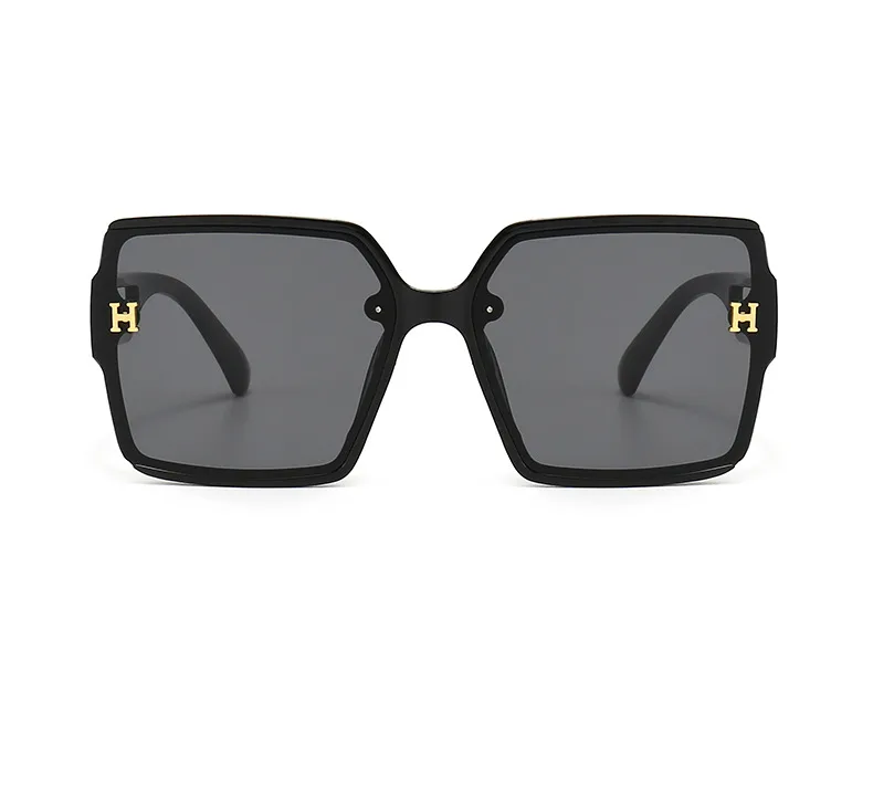 Casual Retro Streetwear Geometric Pc Square Full Frame Women's Sunglasses display picture 2