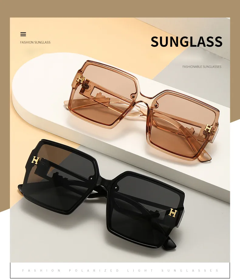 Casual Retro Streetwear Geometric Pc Square Full Frame Women's Sunglasses display picture 1