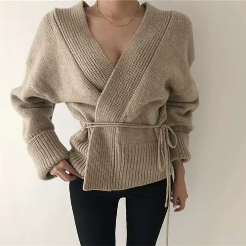 Women's Cardigan Sweater Long Sleeve Sweaters & Cardigans Casual Simple Style Solid Color display picture 6