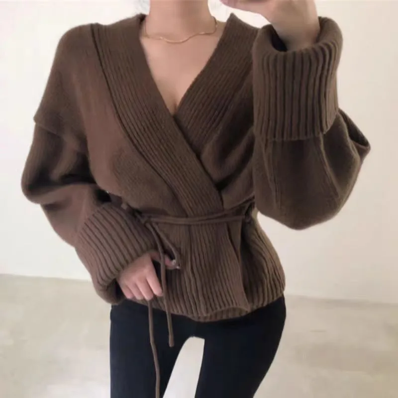 Women's Cardigan Sweater Long Sleeve Sweaters & Cardigans Casual Simple Style Solid Color display picture 8