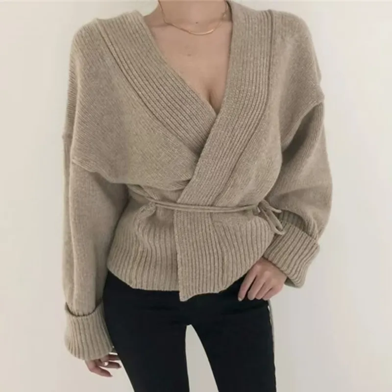 Women's Cardigan Sweater Long Sleeve Sweaters & Cardigans Casual Simple Style Solid Color display picture 9