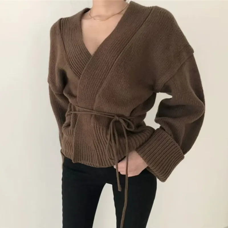 Women's Cardigan Sweater Long Sleeve Sweaters & Cardigans Casual Simple Style Solid Color display picture 11
