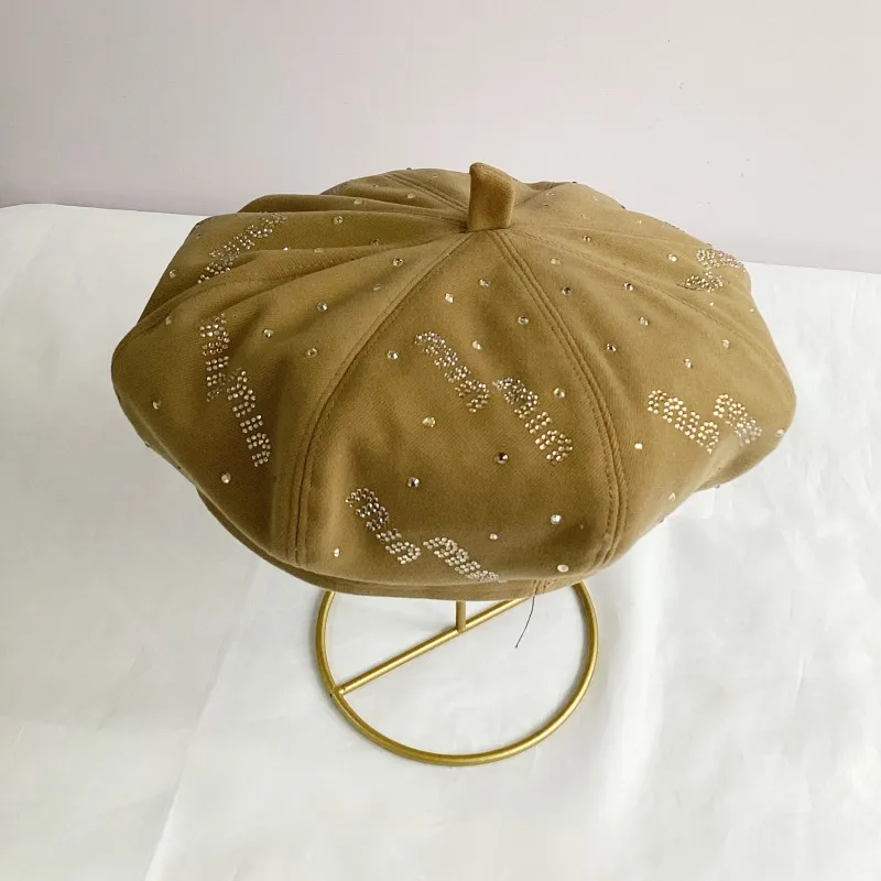 Women's Elegant Retro Lady Solid Color Eaveless Beret Hat display picture 11