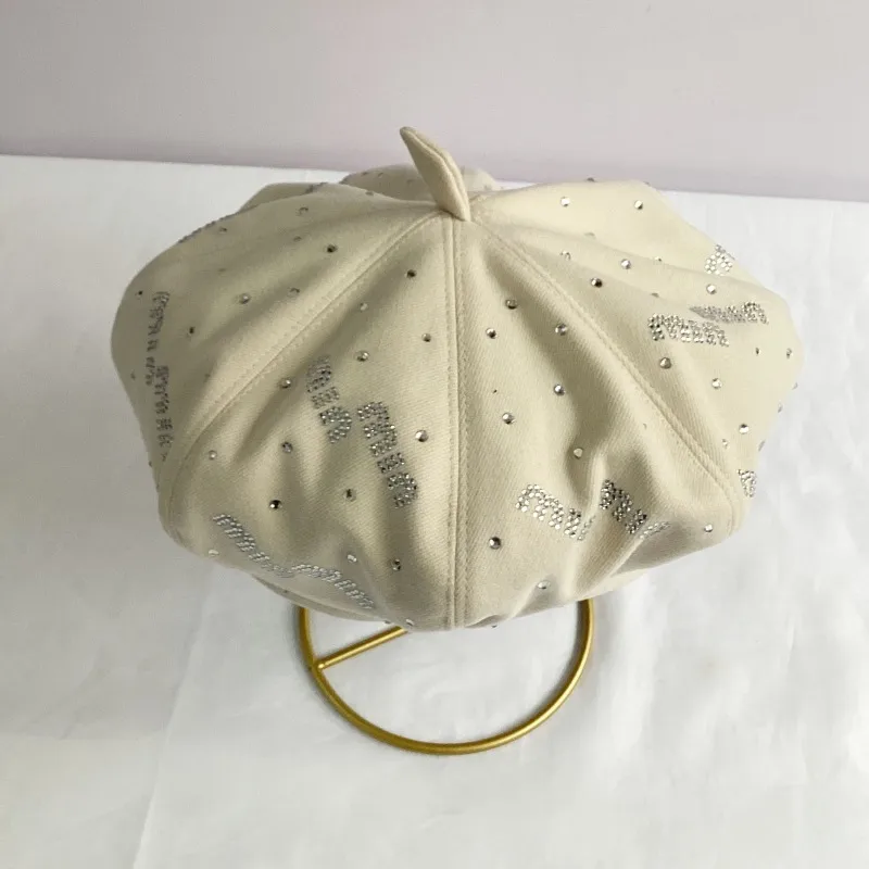 Women's Elegant Retro Lady Solid Color Eaveless Beret Hat display picture 14