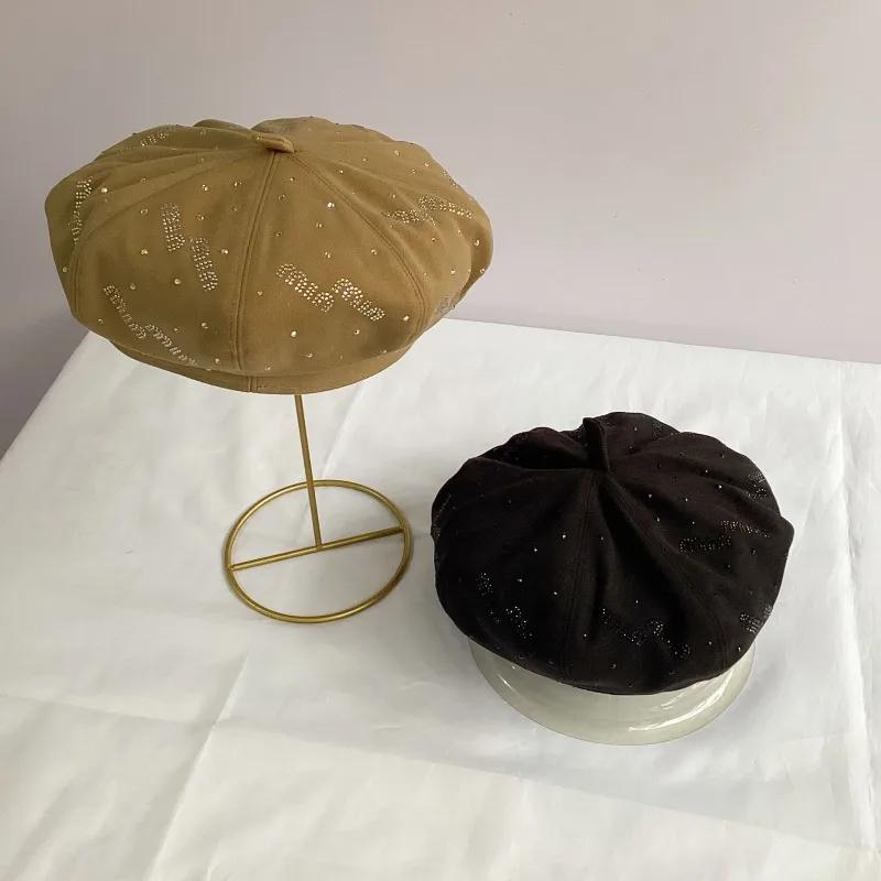 Women's Elegant Retro Lady Solid Color Eaveless Beret Hat display picture 5