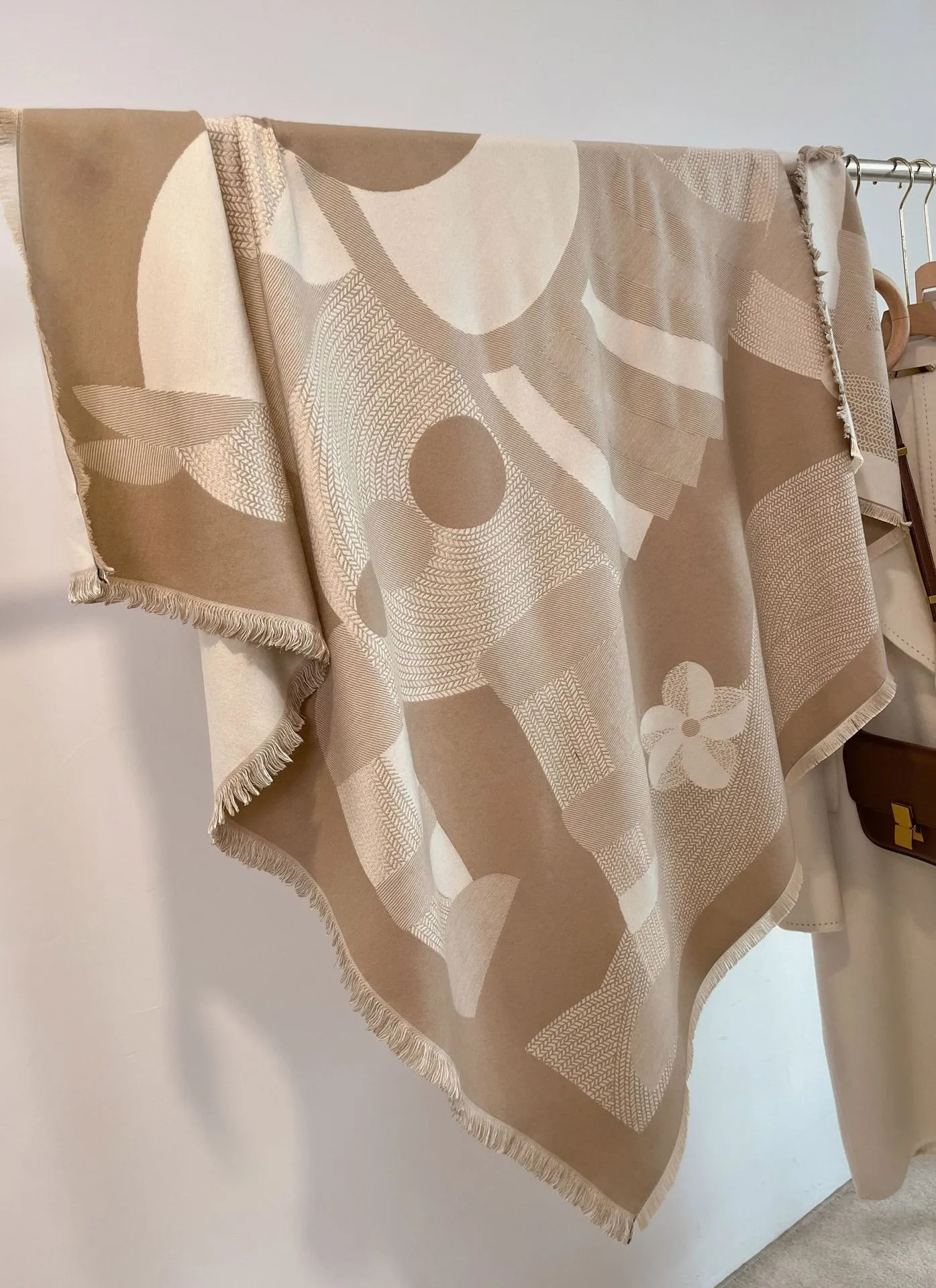 Women's IG Style Classic Style Printing Color Block Imitation Cashmere Polyester Scarf display picture 7