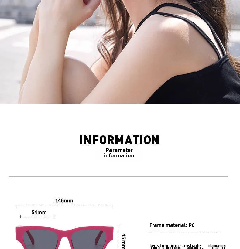 Big Face Slimming Sunglasses Women's Party Party Disco Dancing Artifact Sunglasses Men's UV-proof Sunglasses Wholesale display picture 8
