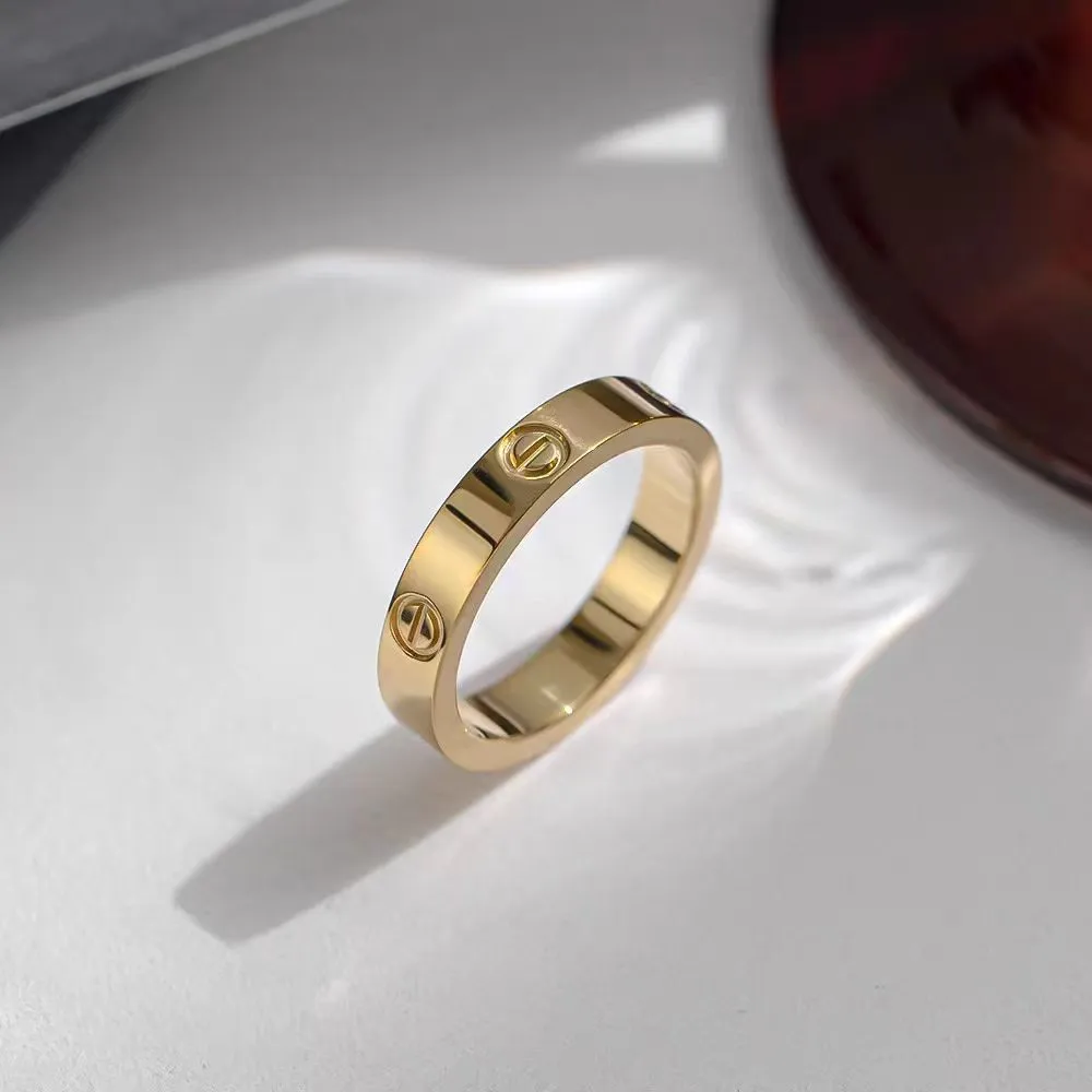 Card Home  5mm Full Nail One Word Six Diamond Diamond Titanium Steel Non-fading Men's And Women's Fashion Stainless Steel Ring display picture 4