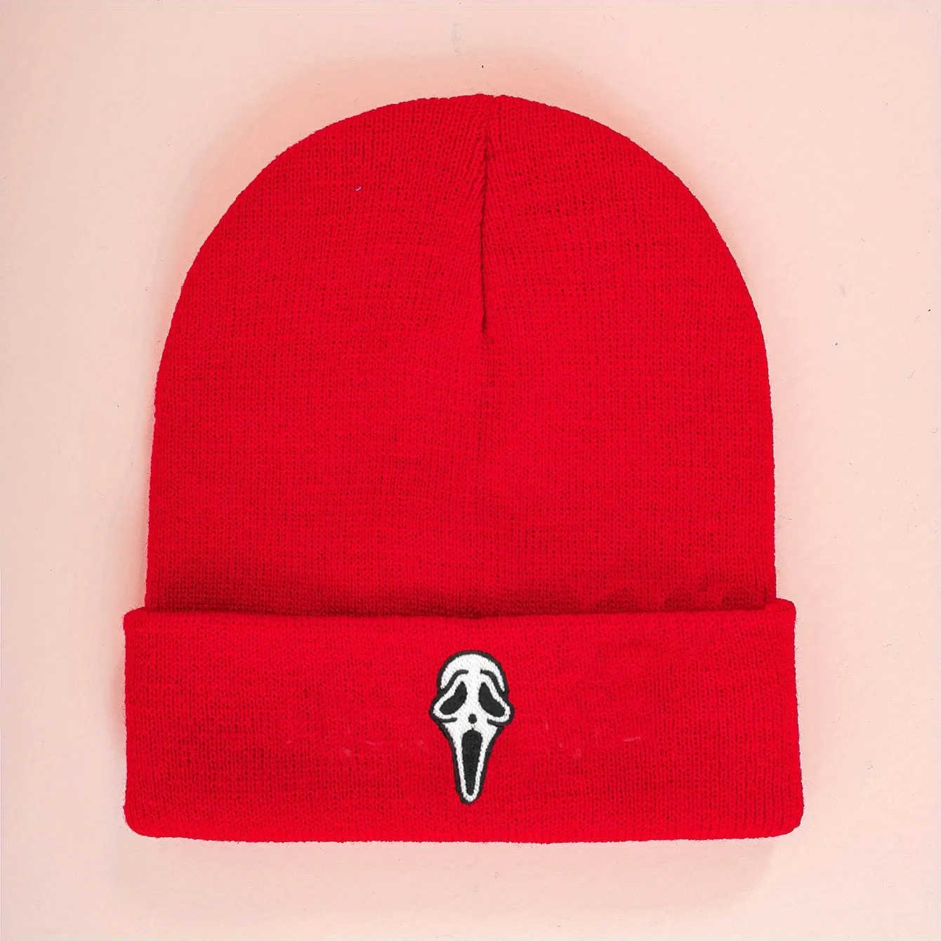Unisex Commute Skull Eaveless Beanie Hat display picture 5