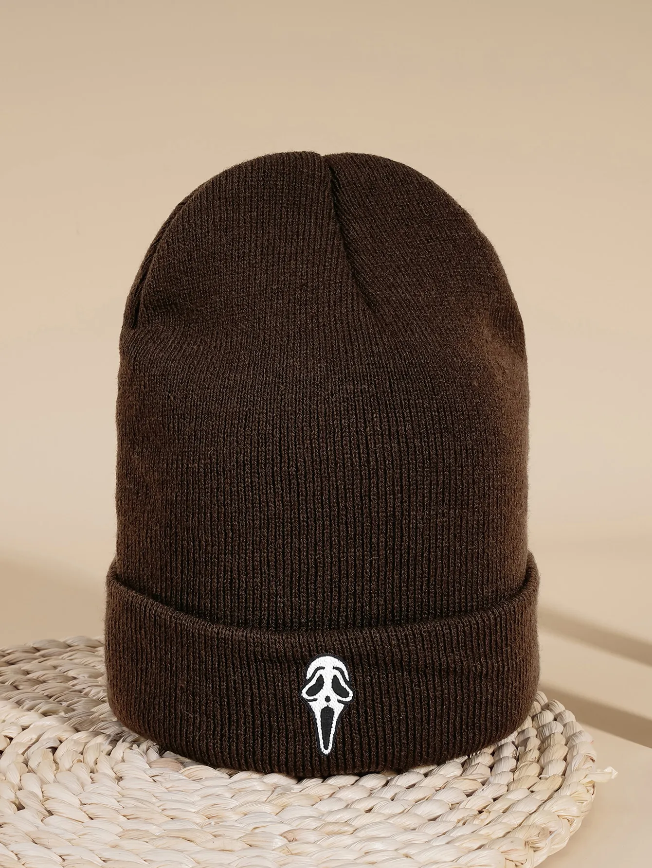 Unisex Commute Skull Eaveless Beanie Hat display picture 2