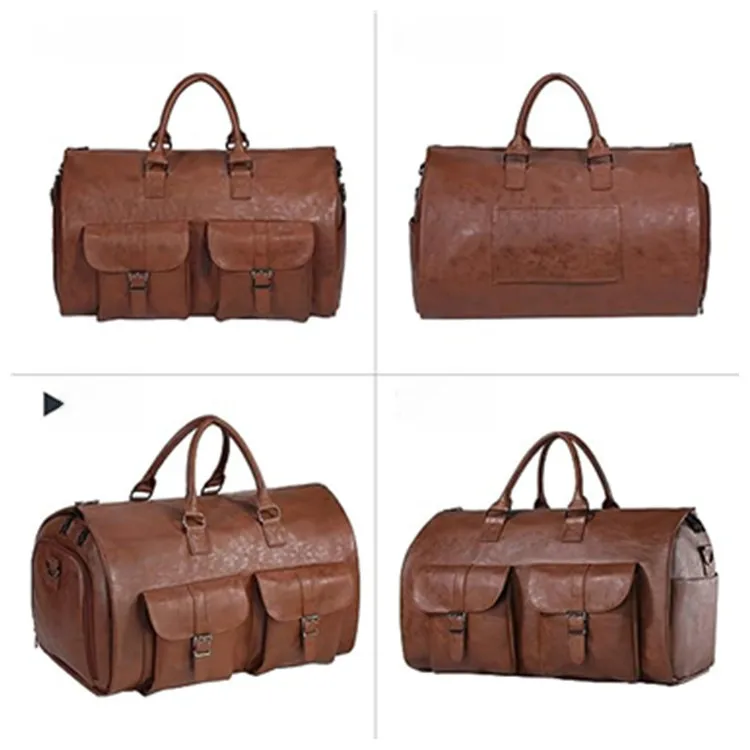 In Stock New Convertible Travel Clothing Carry-on Luggage Bag 2-in-1 Hanging Suitcase Suit Travel Bag display picture 4