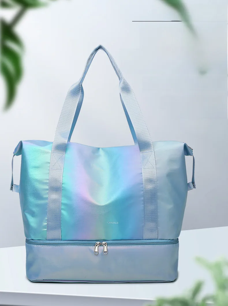 Travel Bag Wholesale Sports Fitness Bag Dry And Wet Separation Travel Portable Luggage Bag Large Capacity Multi-function Travel Bag display picture 1
