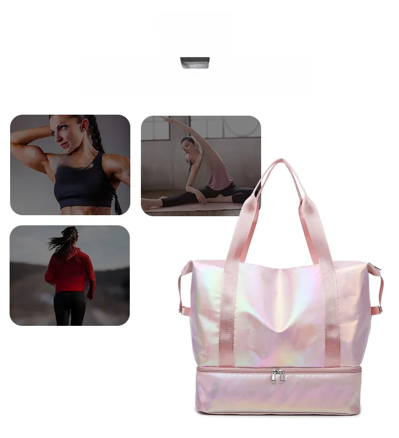 Travel Bag Wholesale Sports Fitness Bag Dry And Wet Separation Travel Portable Luggage Bag Large Capacity Multi-function Travel Bag display picture 3