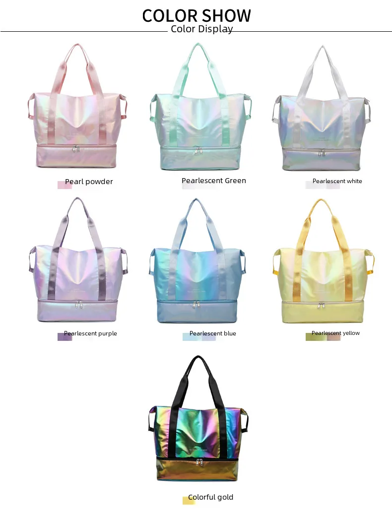 Travel Bag Wholesale Sports Fitness Bag Dry And Wet Separation Travel Portable Luggage Bag Large Capacity Multi-function Travel Bag display picture 5