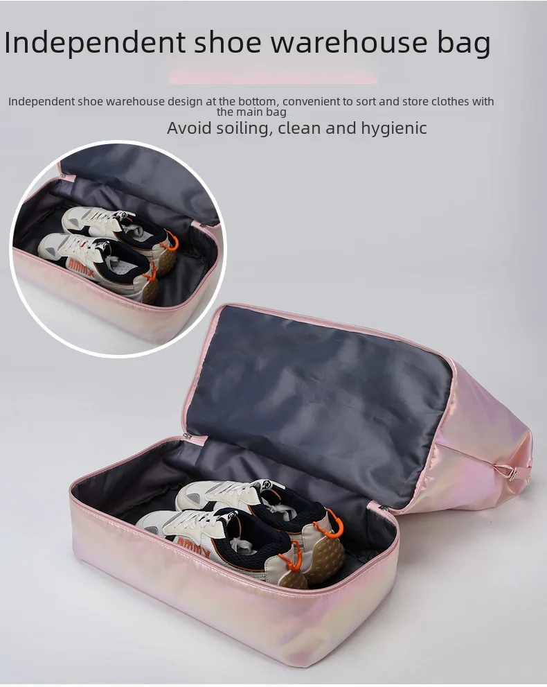 Travel Bag Wholesale Sports Fitness Bag Dry And Wet Separation Travel Portable Luggage Bag Large Capacity Multi-function Travel Bag display picture 13