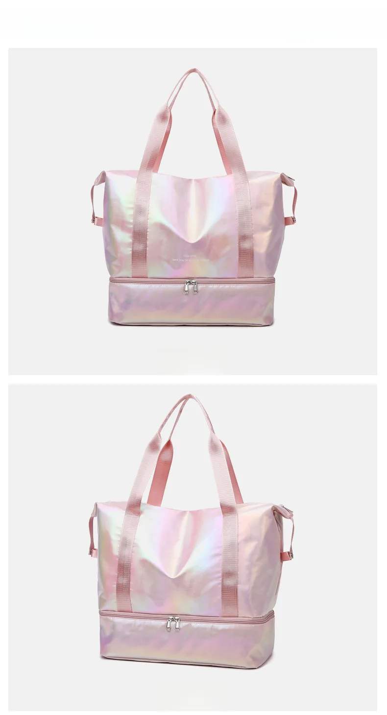 Travel Bag Wholesale Sports Fitness Bag Dry And Wet Separation Travel Portable Luggage Bag Large Capacity Multi-function Travel Bag display picture 16