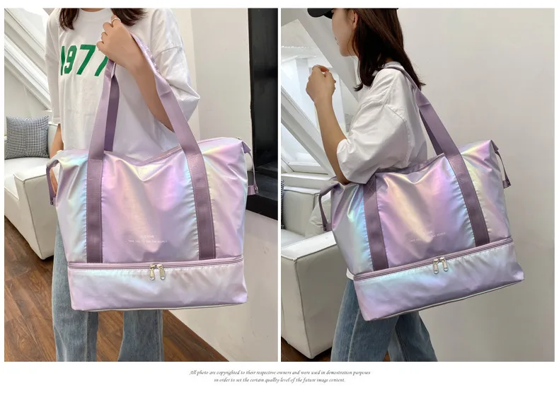 Travel Bag Wholesale Sports Fitness Bag Dry And Wet Separation Travel Portable Luggage Bag Large Capacity Multi-function Travel Bag display picture 23