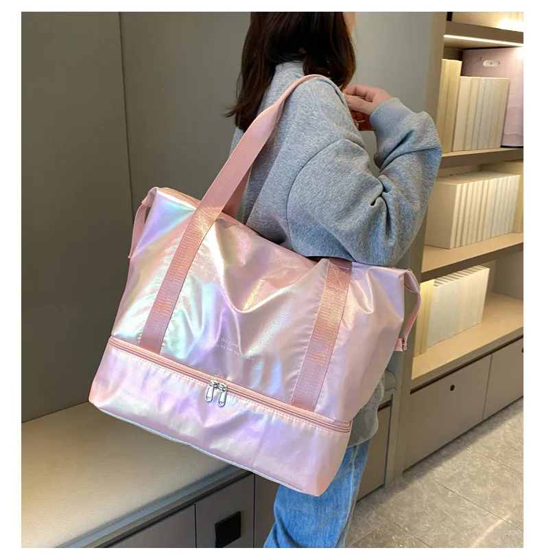 Travel Bag Wholesale Sports Fitness Bag Dry And Wet Separation Travel Portable Luggage Bag Large Capacity Multi-function Travel Bag display picture 29