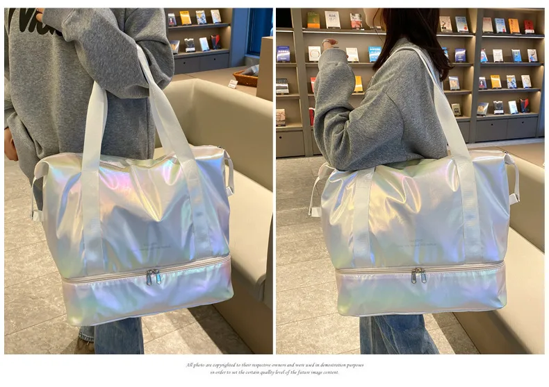 Travel Bag Wholesale Sports Fitness Bag Dry And Wet Separation Travel Portable Luggage Bag Large Capacity Multi-function Travel Bag display picture 36