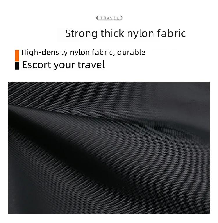 New Nylon Cloth Men's And Women's Portable Large Capacity Backpack Travel Bag Shoulder Portable Newspaper Luggage Bag Storage Bag display picture 10