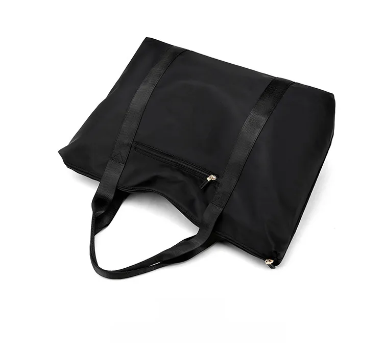 New Nylon Cloth Men's And Women's Portable Large Capacity Backpack Travel Bag Shoulder Portable Newspaper Luggage Bag Storage Bag display picture 22