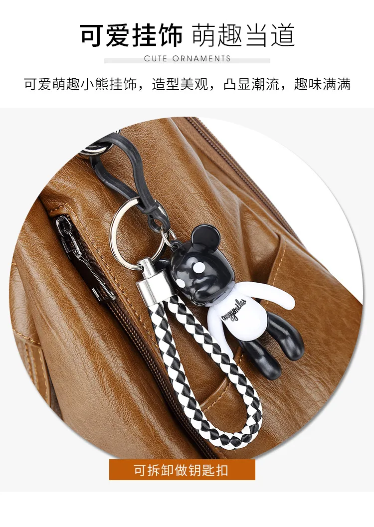 Trendy Anti-theft Backpack For Women  Spring And Summer New Korean Style Fashionable Multi-purpose Cute Bowknot Backpack Travel Bag display picture 2