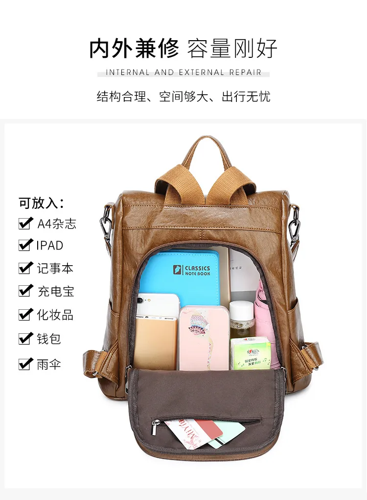 Trendy Anti-theft Backpack For Women  Spring And Summer New Korean Style Fashionable Multi-purpose Cute Bowknot Backpack Travel Bag display picture 5