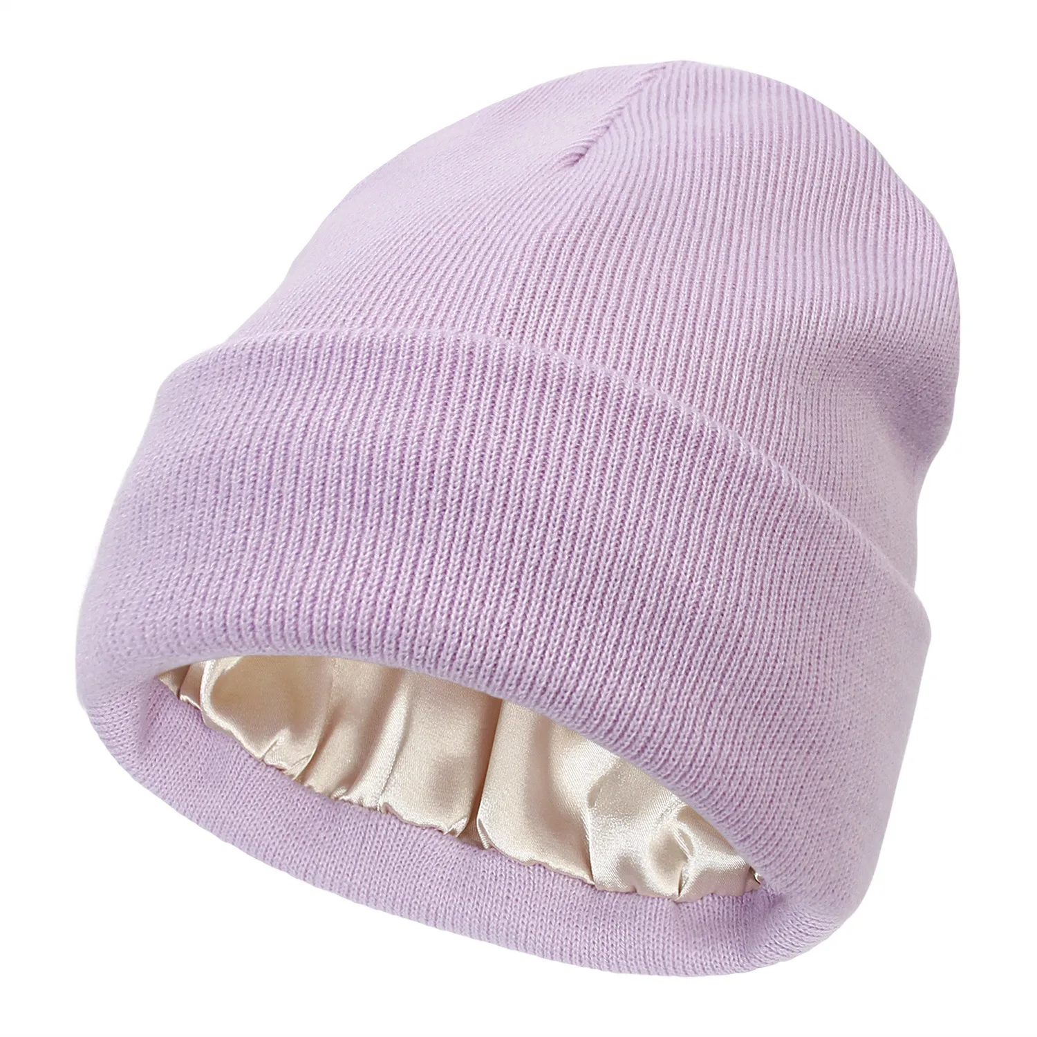 Autumn And Winter New Hat  Women's Protective Hairstyle Warm Knitted Colored Hat Wool Hat display picture 10