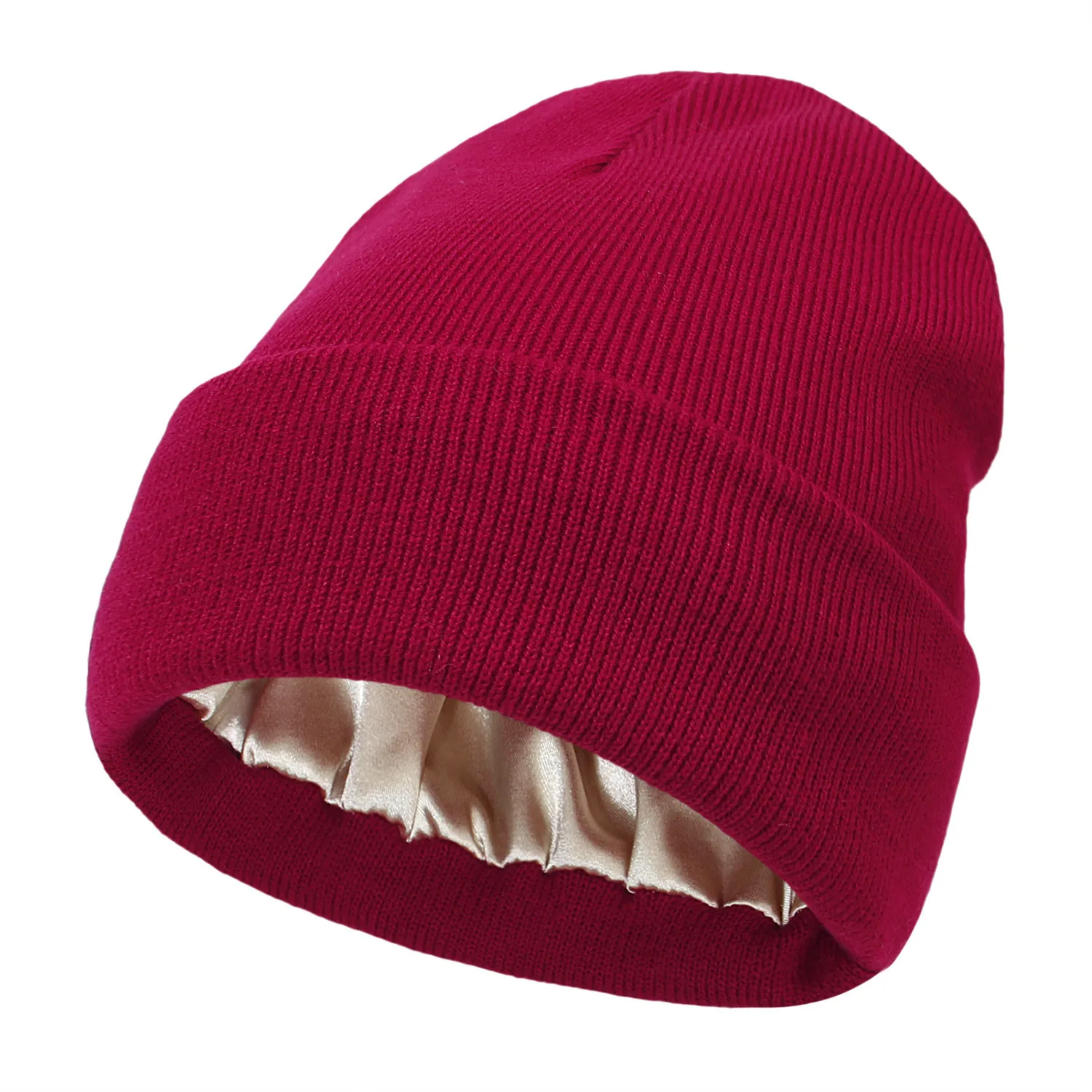 Autumn And Winter New Hat  Women's Protective Hairstyle Warm Knitted Colored Hat Wool Hat display picture 18