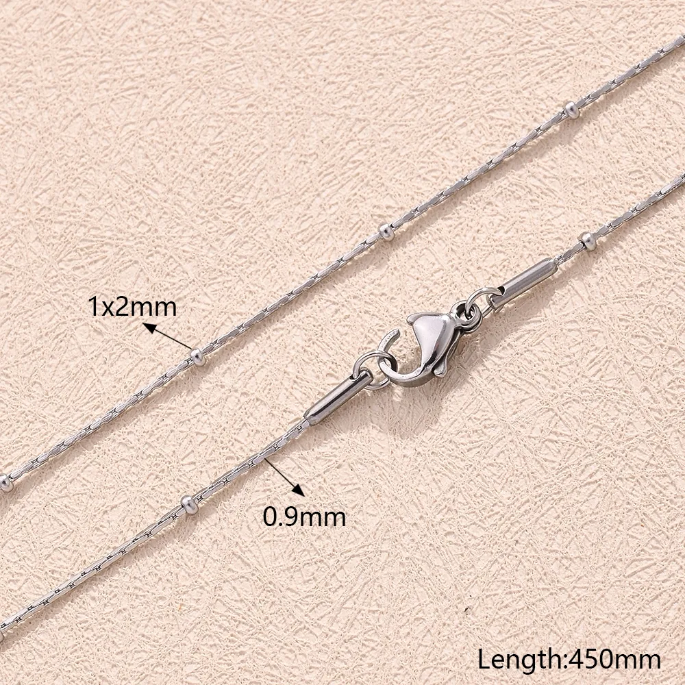 5 PCS/Package 304 Stainless Steel 18K Gold Plated Polished Jewelry Accessories display picture 4
