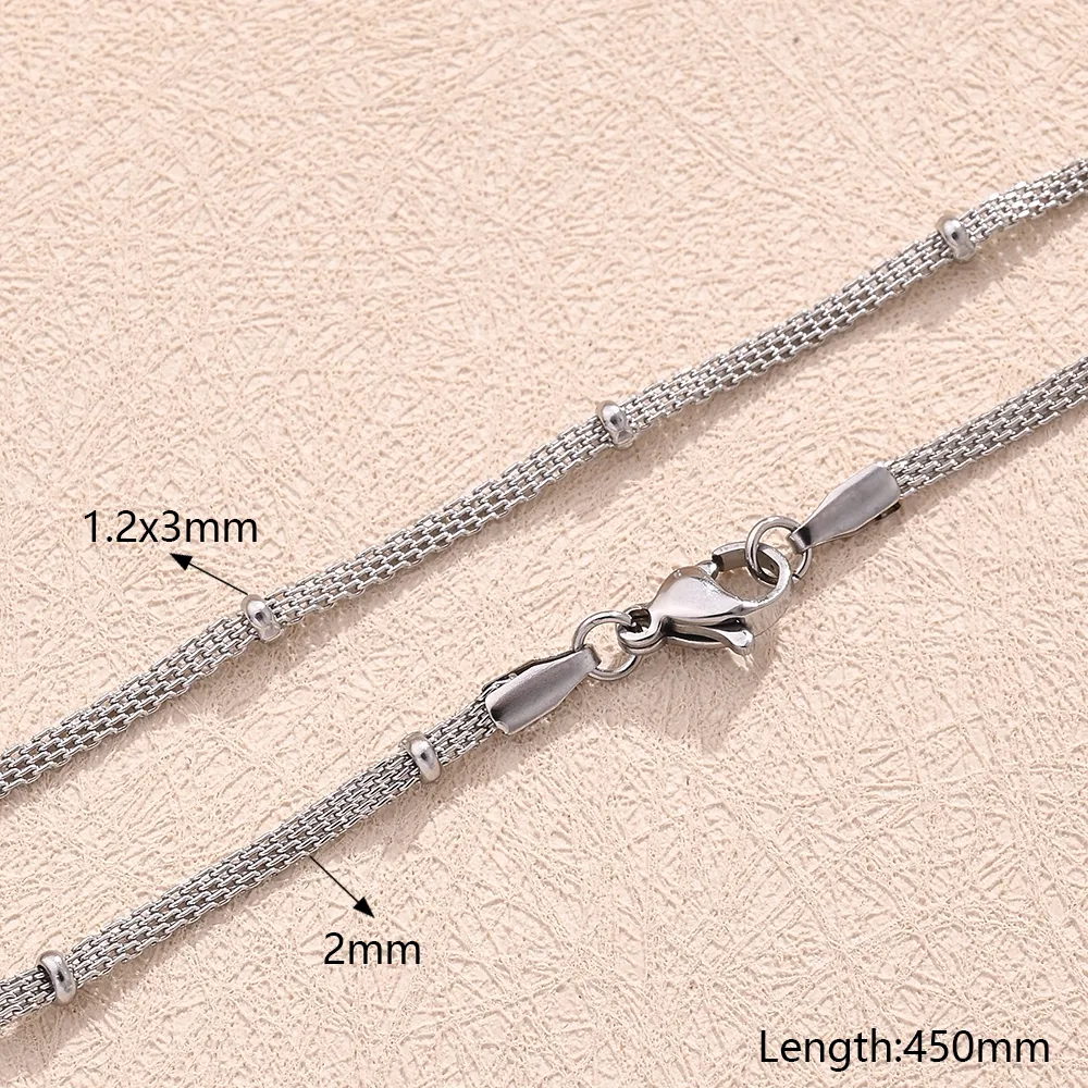 5 PCS/Package 304 Stainless Steel 18K Gold Plated Polished Jewelry Accessories display picture 6