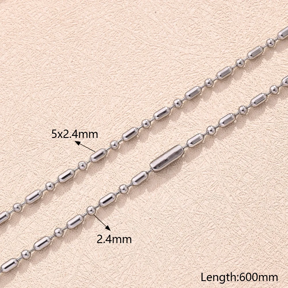 5 PCS/Package 304 Stainless Steel 18K Gold Plated Polished Jewelry Accessories display picture 5
