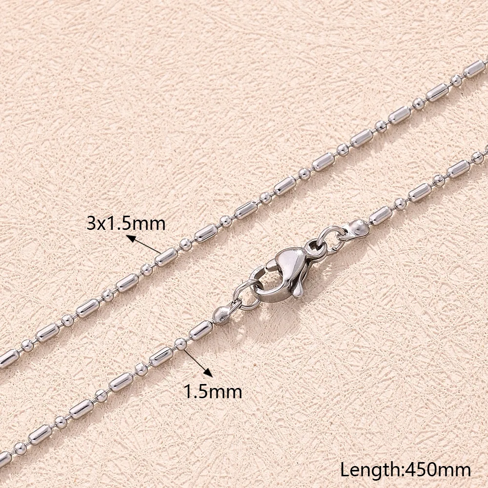 5 PCS/Package 304 Stainless Steel 18K Gold Plated Polished Jewelry Accessories display picture 3