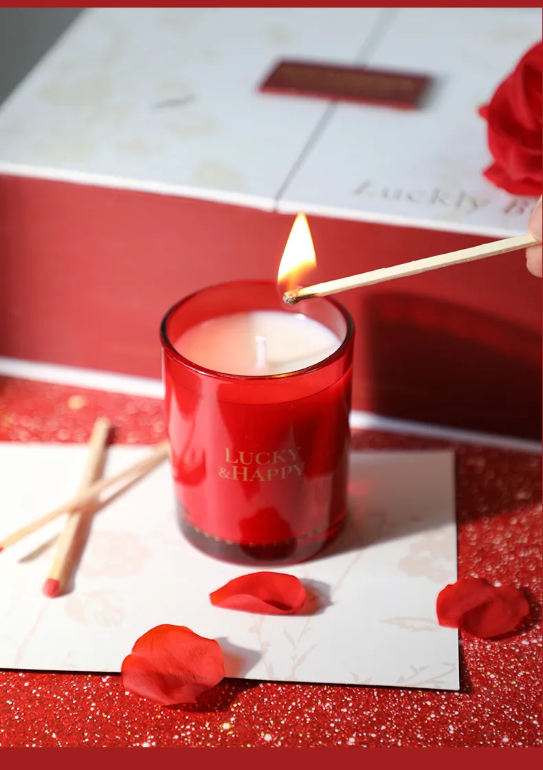 High-level Atmosphere Aromatherapy Candle Gift Box Suit Fragrance Gift Wedding Companion Gift For Girls Tanabata Gift display picture 14