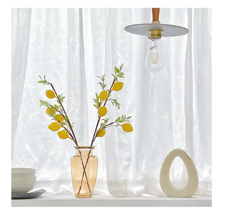 Artificial Flower 5 Fruit Lemon Fruit Tree Home Living Room Decoration Fake Flower Clothing Store Model Room Photo Props display picture 8