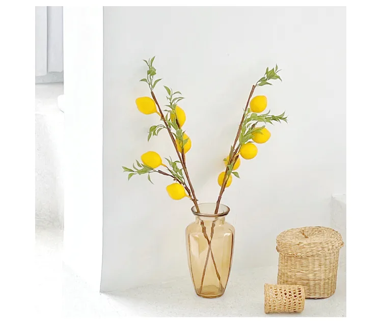 Artificial Flower 5 Fruit Lemon Fruit Tree Home Living Room Decoration Fake Flower Clothing Store Model Room Photo Props display picture 10