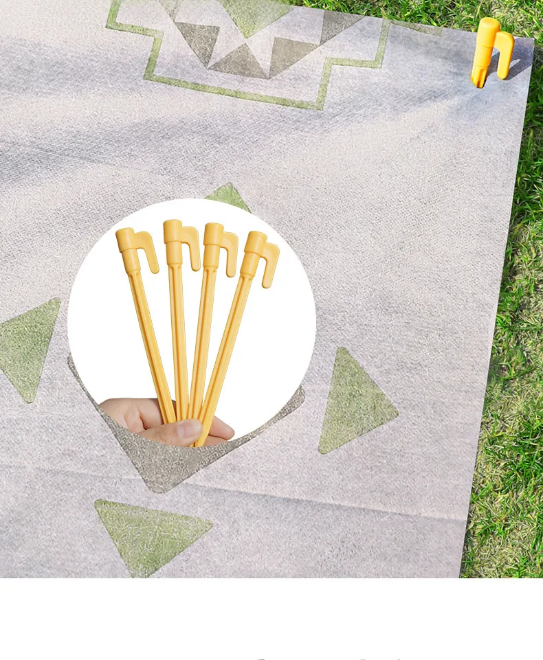 Disposable Picnic Mat Outdoor Moisture-proof Mat Single Double Waterproof Oil-proof Beach Mat Lawn Camping Tent Mat display picture 11