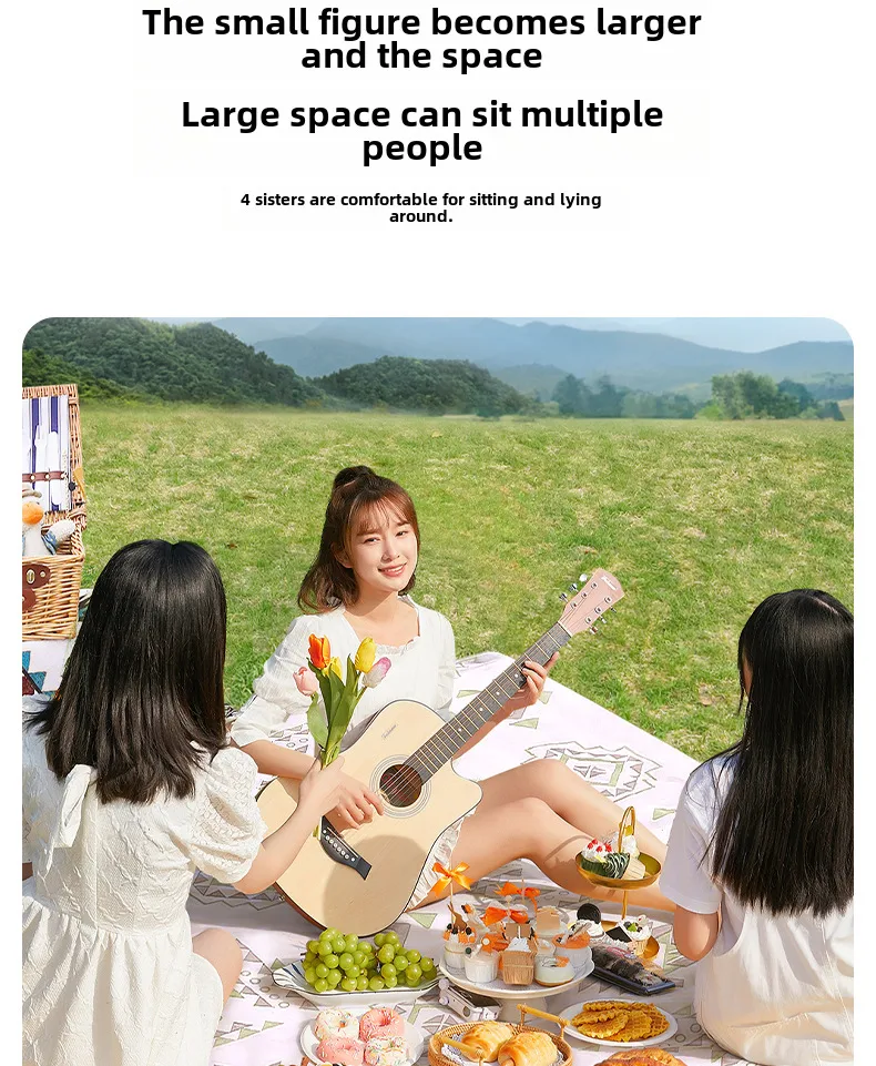 Disposable Picnic Mat Outdoor Moisture-proof Mat Single Double Waterproof Oil-proof Beach Mat Lawn Camping Tent Mat display picture 12