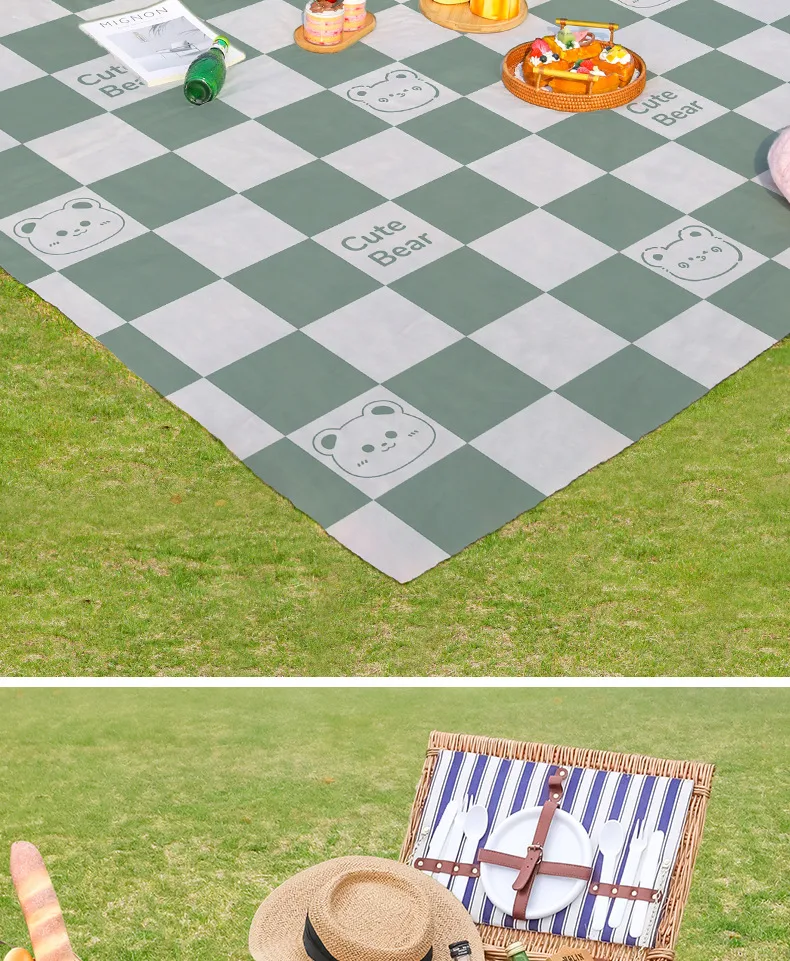 Disposable Picnic Mat Outdoor Moisture-proof Mat Single Double Waterproof Oil-proof Beach Mat Lawn Camping Tent Mat display picture 17
